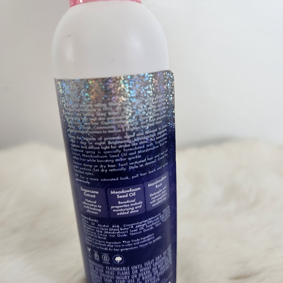 SheaMoisture Sugarcane Extract & Meadowfoam Seed Miracle Strobe Shine Spray 4 oz - Picture 4 of 6